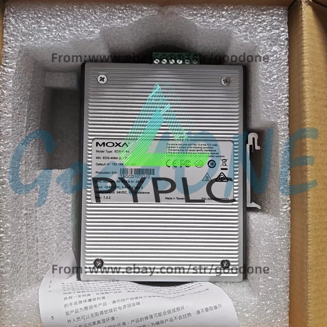 1PC MOXA EDS-408A Managed 8-Port Industrial Switch