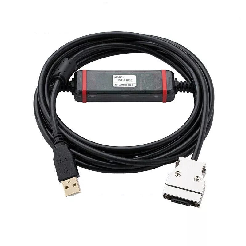 1PC USB-CIF02 PLC Programming Cable for Omron CPM1 CPM1A CPM2A CQM1 C200HS