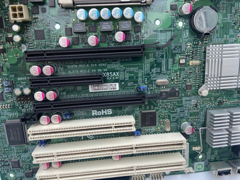 used 1 pcs Supermicro X8SAX REV:2.00 X58 motherboard tested ok