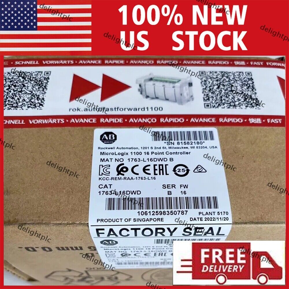 Allen-Bradley 1763-L16DWD MicroLogix 1100 16 Point Controller - ALLEN-BRADLEY