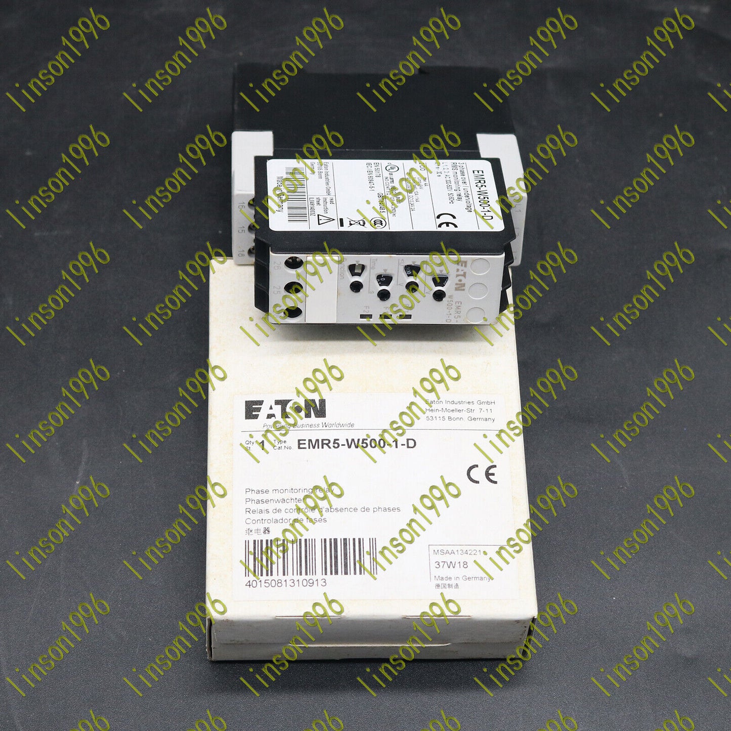 1PC Eaton Moeller EMR5-W500-1-D Phase Monitoring Relay - EATON