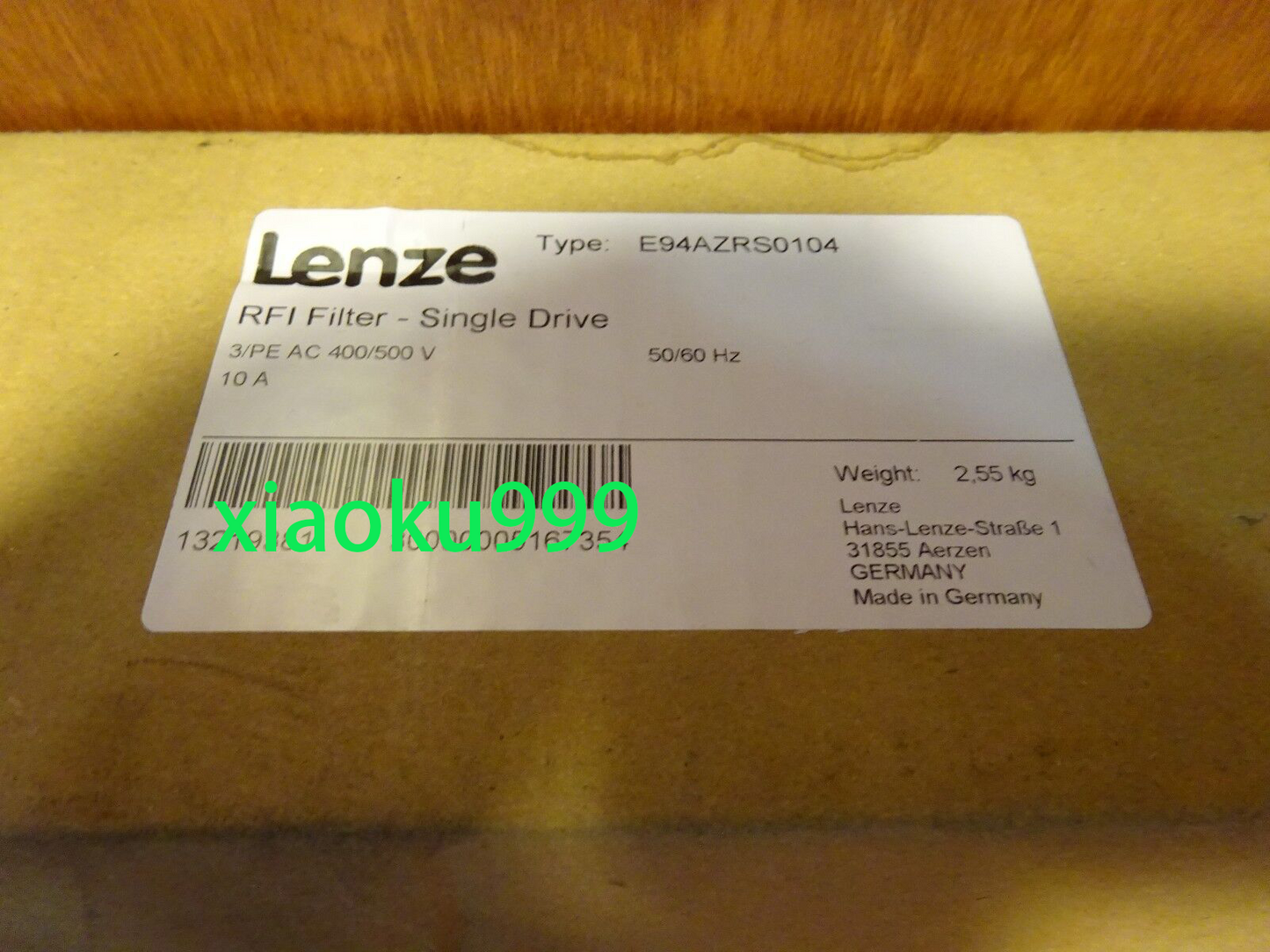new E94AZRS0104 Unopened Lenze E94AZRS0104 Filter Shipment#YC - LENZE