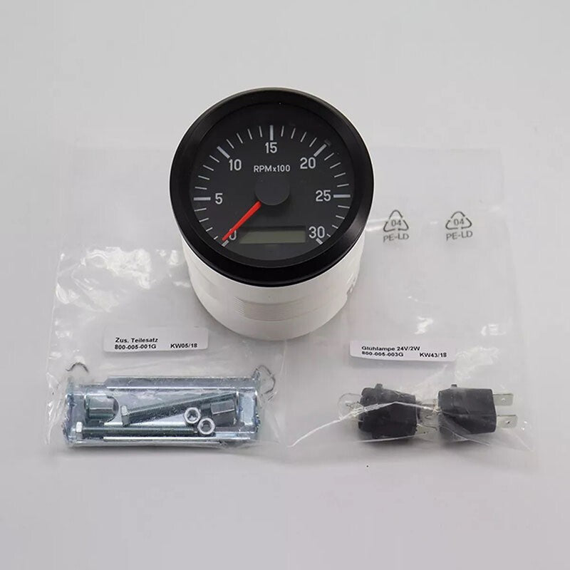 1PC Instrument Speed Hour Meter 333 035 010X 0~3000 Turn 12/24V