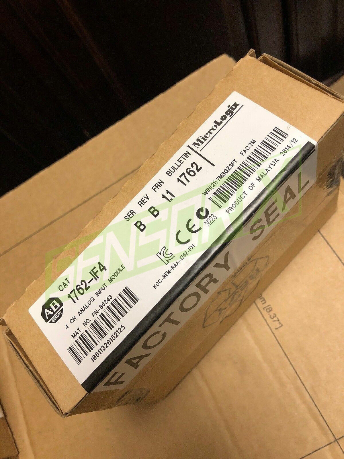 AB 1762IF4 ANALOG INPUT MODULE - AB