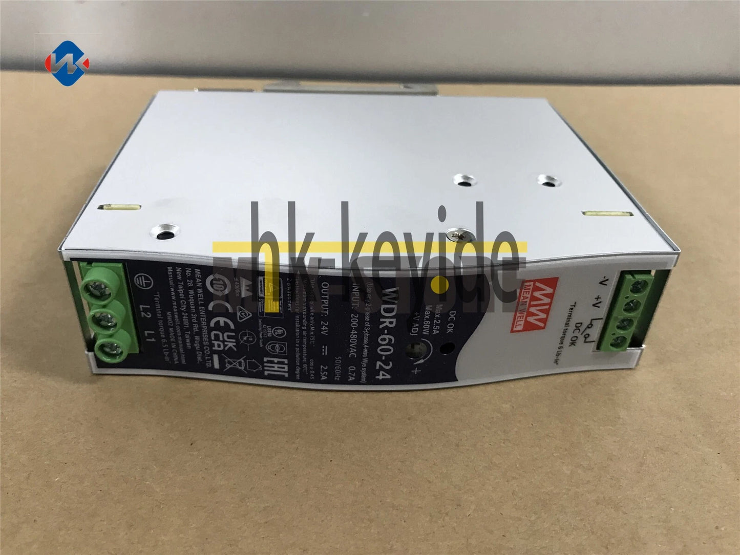 1PCS WDR-60-24 24V 2.5A 60W Power Supplies