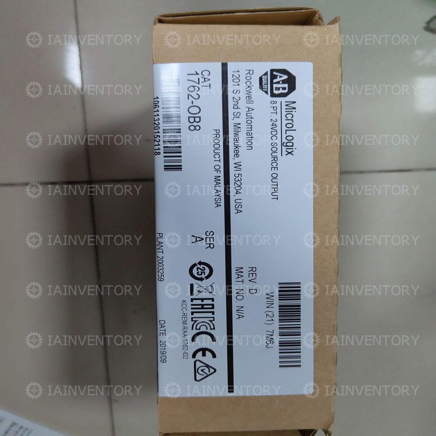 Allen-Bradley 1762-OB8: 8-Point Digital Output Module - ALLEN-BRADLEY