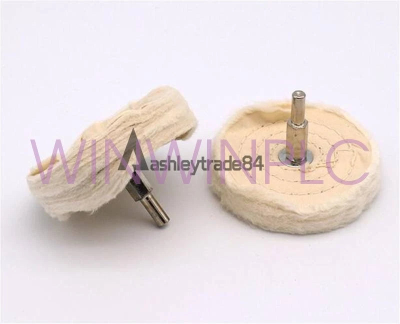 3PCS 4'' 100mm Cloth Buffing Polishing Mop Wheel Pad Power Battery Drill Grinder