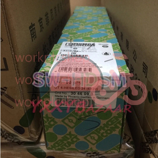 50PCS For Phoenix Contact 3046090 UT 4-HESILED 24 (5X20) fuse terminal