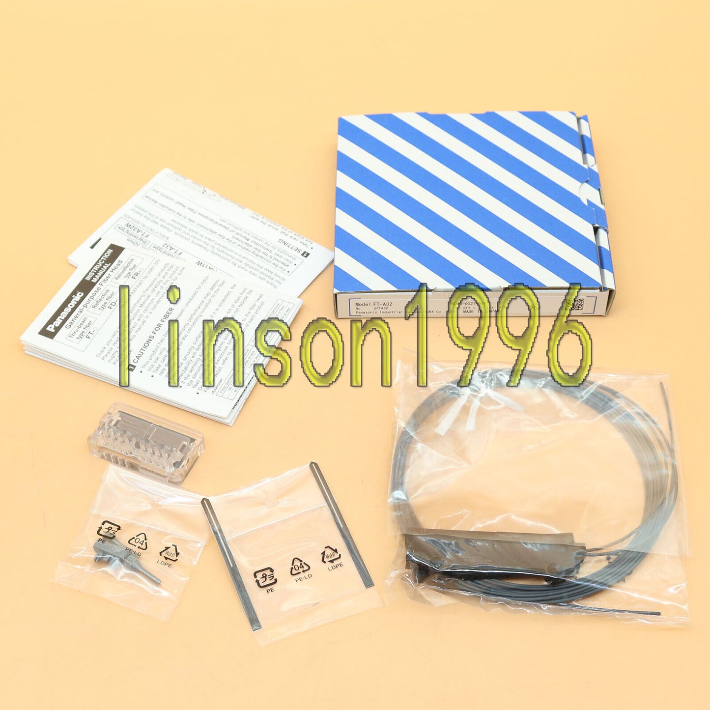 1-PC In-Box Panasonic FT-A32 Optical Fiber Sensor - PANASONIC