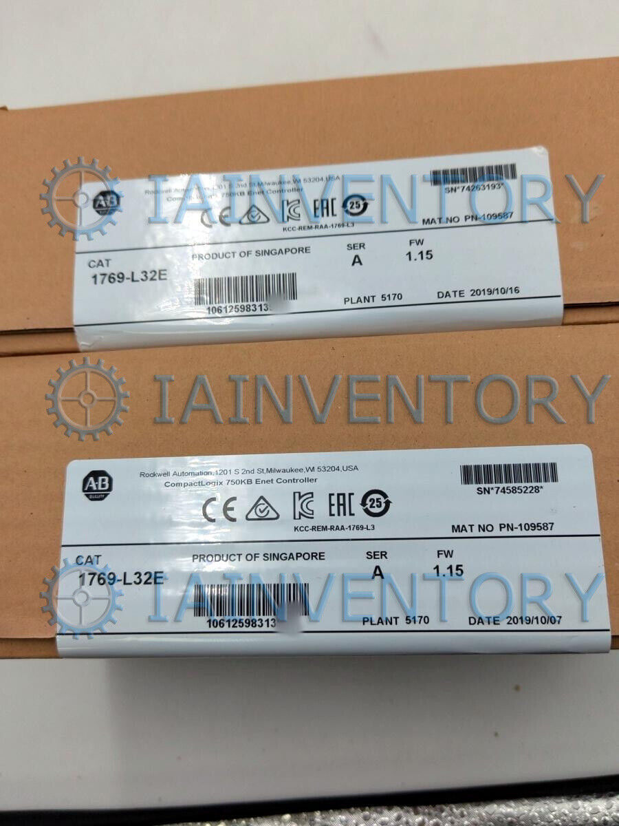 Allen-Bradley AB 1769-L30ER ENet Controller - ALLEN-BRADLEY
