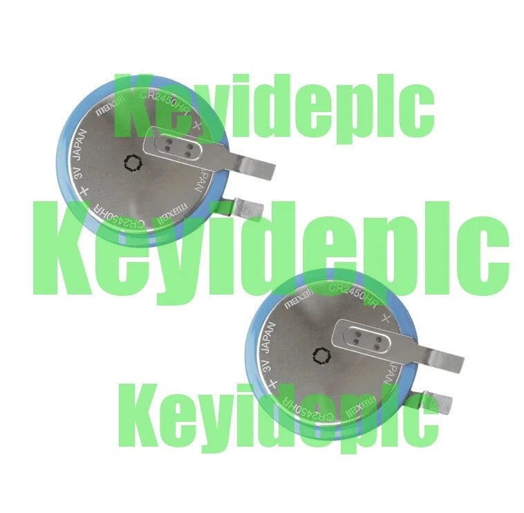 2PC car wheel pressure detection system battery 3V solder feet CR2450HR #ke