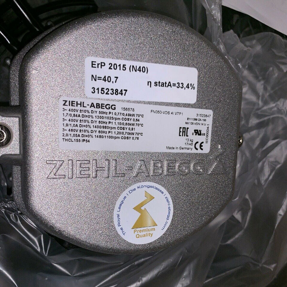 new 1PC Ziehl-Abegg FN050-VDK.4I.V7P1 Axial Fow Cooling Fan FN050VDK.4I.V7P1