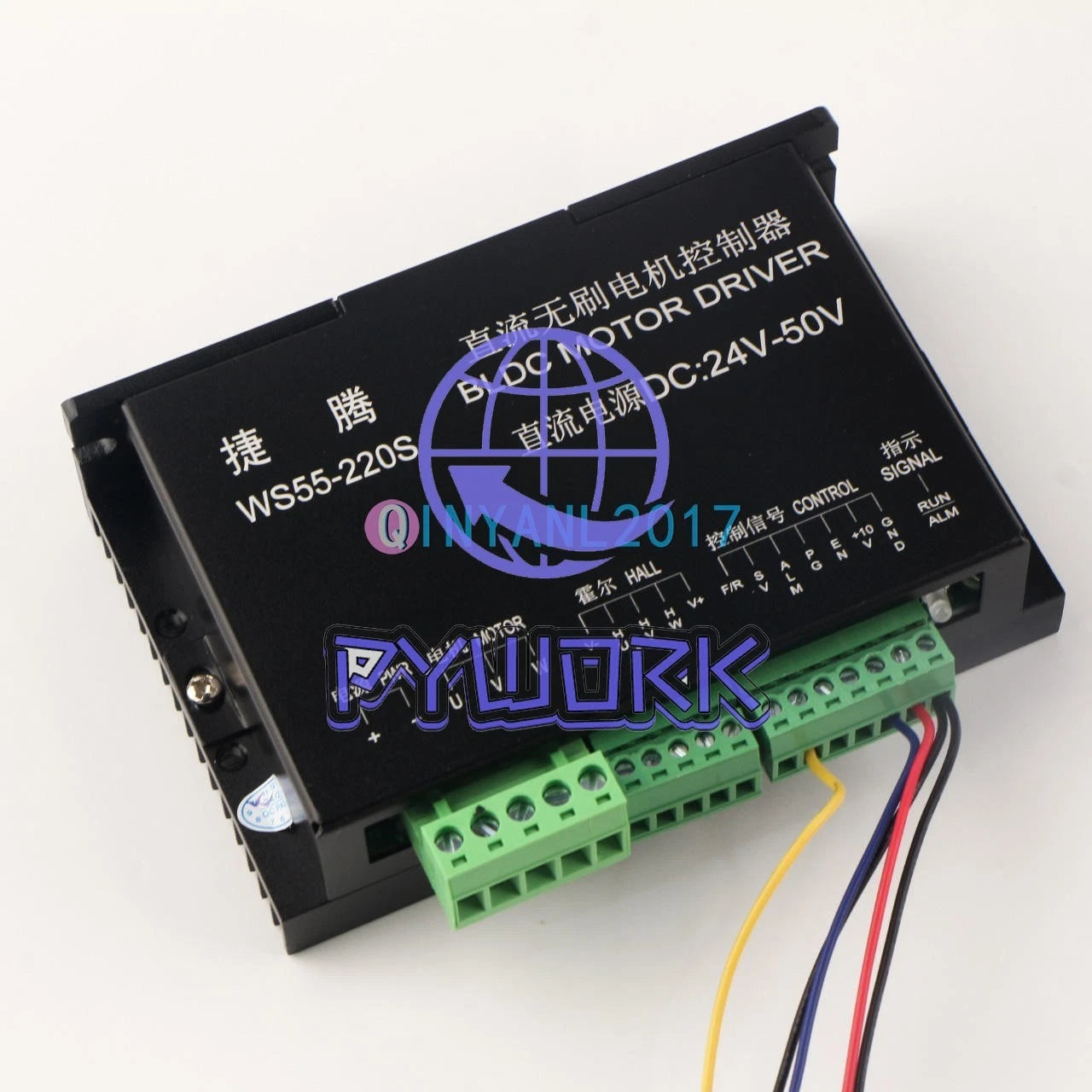 500W ER16 Brushless Spindle + BLDC Motor Driver Controller WS55-220#