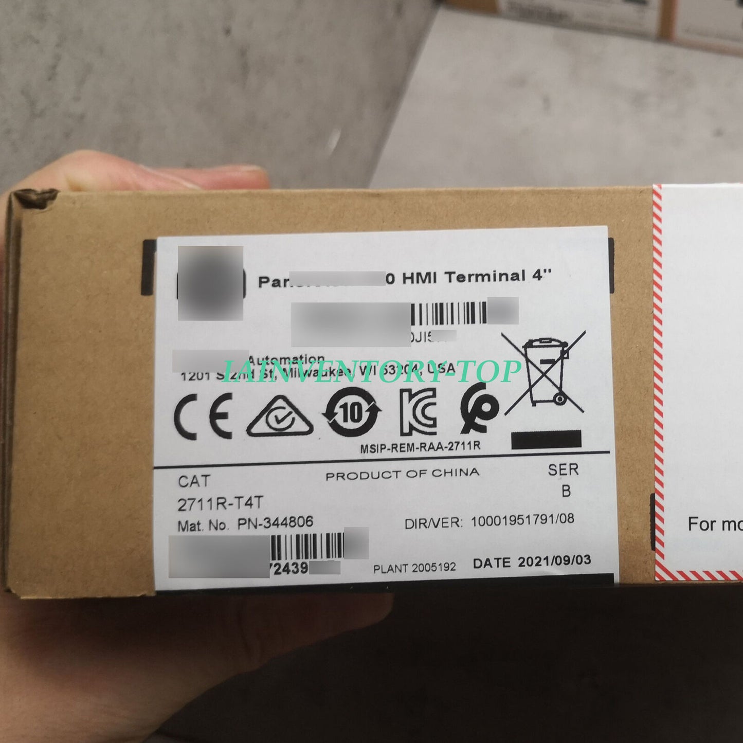 Allen Bradley 2711R-T4T HMI Terminal - ALLEN BRADLEY