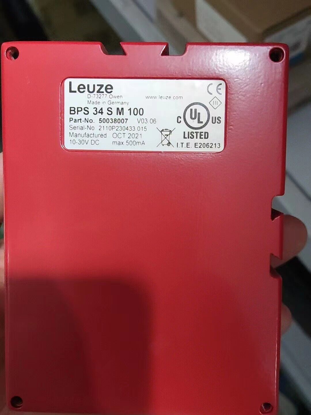 Leuze BPS34SM100 Scanner - LEUZE