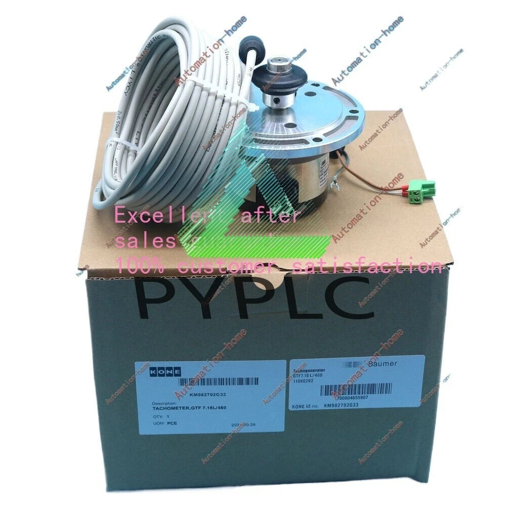 1PCS BAUMER TachoGenerator HUBNER GTF7.16L/460 KONE KM982792G33 Freight Free