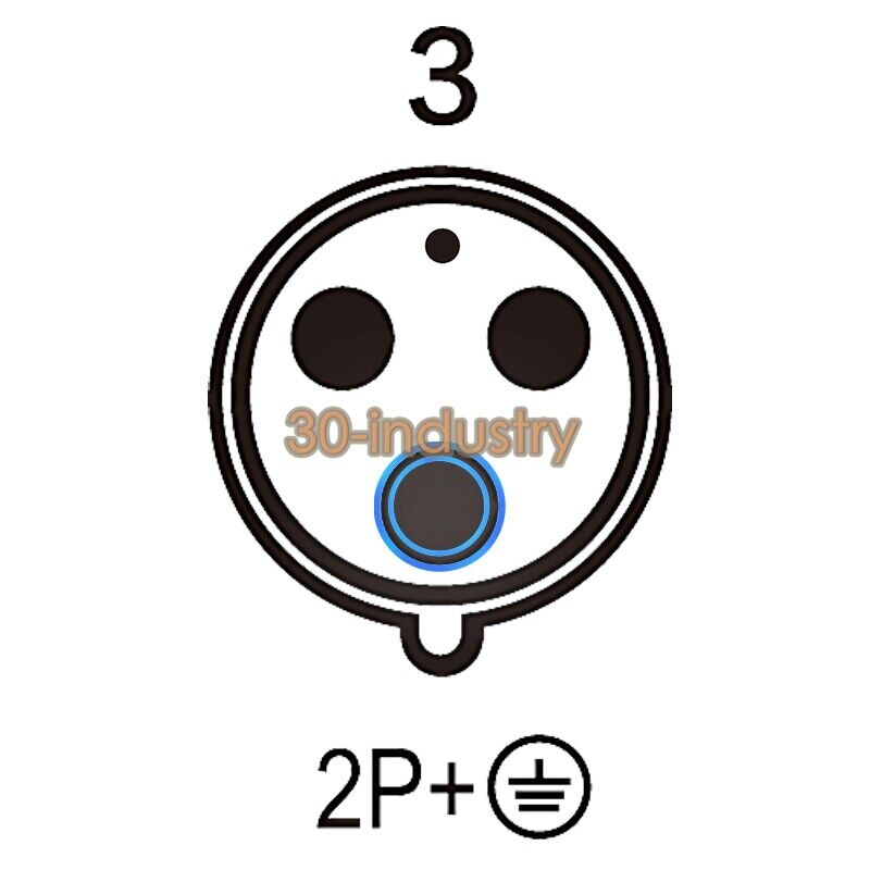MENNEKES Typ-128A Wall Mounted Receptacle 63A 3P IP67 230V - MENNEKES
