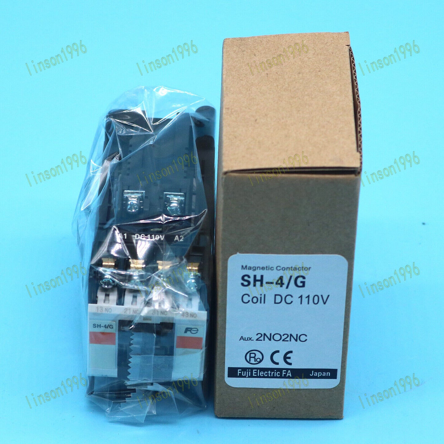 New Fuji SH-4/G 110V DC Contactor in Box - FUJI