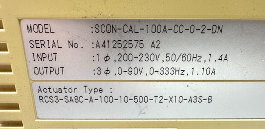 used IAI SCON-CAL-150A-CC-0-2-DN Position Controller *No Battery Holder* - IAI