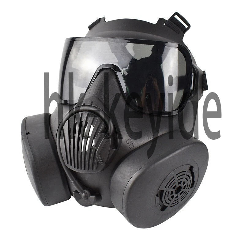 M50 Double Fan Gas Mask Hunting CS Tactical Military Protective Full Face Mask