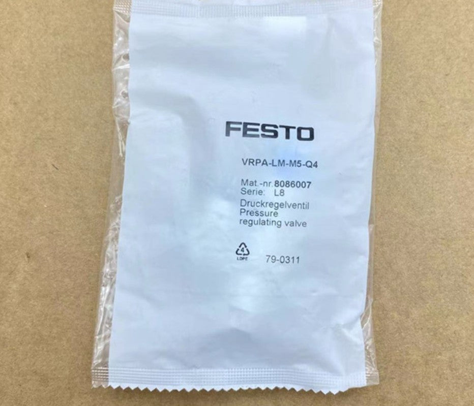 1PC Festo VRPA-LM-M5-Q4 8086007 Pressure Regulating Valve