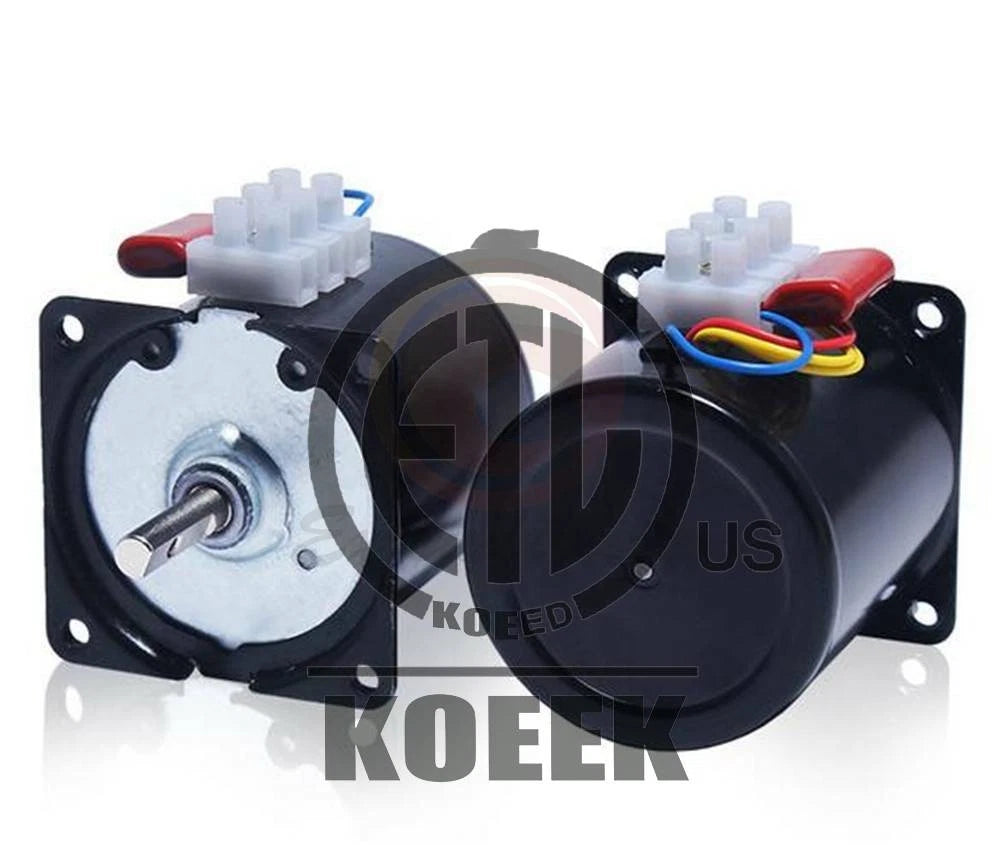 60KTYZ 1X Gear Motor 110V AC 60Hz Synchronous Motor to 110 RPM CW/CCW 14W