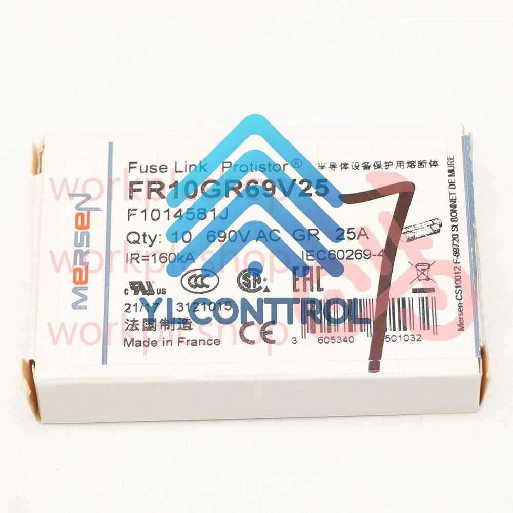 10PC/box Mersen FR10GR69V25 Protistor Ferrule Fuse 25 Amp 10*38 gRB 690V #US