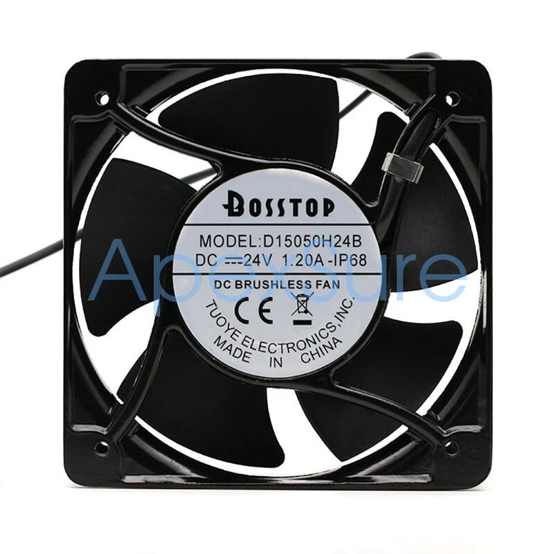 1pcs BOSSTOP D15050H24B 15050 15CM 24V 1.20A IP68 waterproof fan
