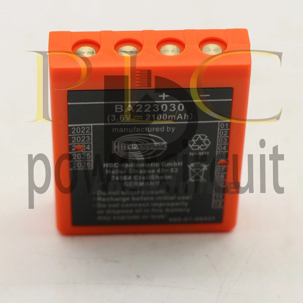1PCS HBC Remote Control Battery BA223030 3.6V 2.1Ah Crane