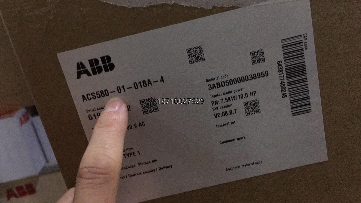 new 1PC ACS580-01-018A-4 Inverter ACS58001018A4 ping - GENELEC