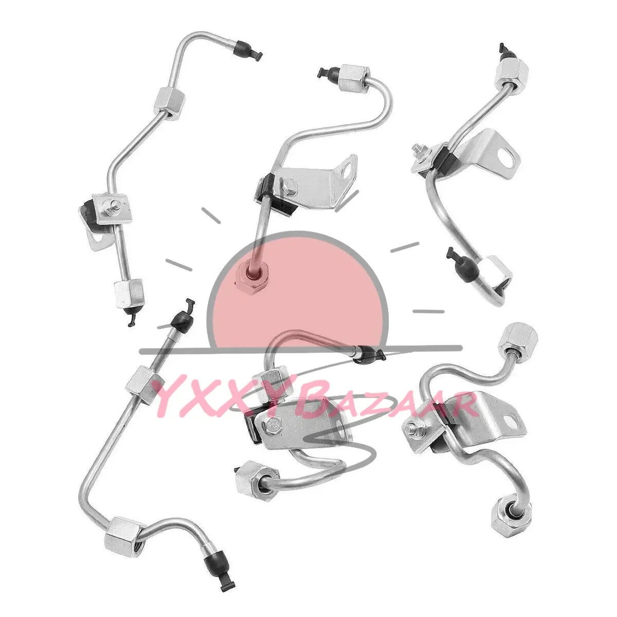 0445226044 Fuel Rail and fuel line kit Fits for Dodge RAM 07.5-12 6.7 Cummins