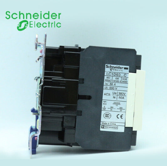 1PCS Schneider LC1D50 Series 50A Contactor LC1D50M7C,Q7C,F7C,B7C ,E7C,BDC#SC