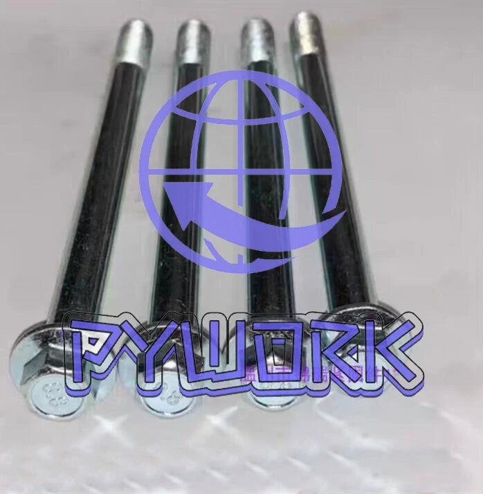 1pc M10 x1.25 x240/280/290mm Carbon Steel Screws Flange head Cap Bolts