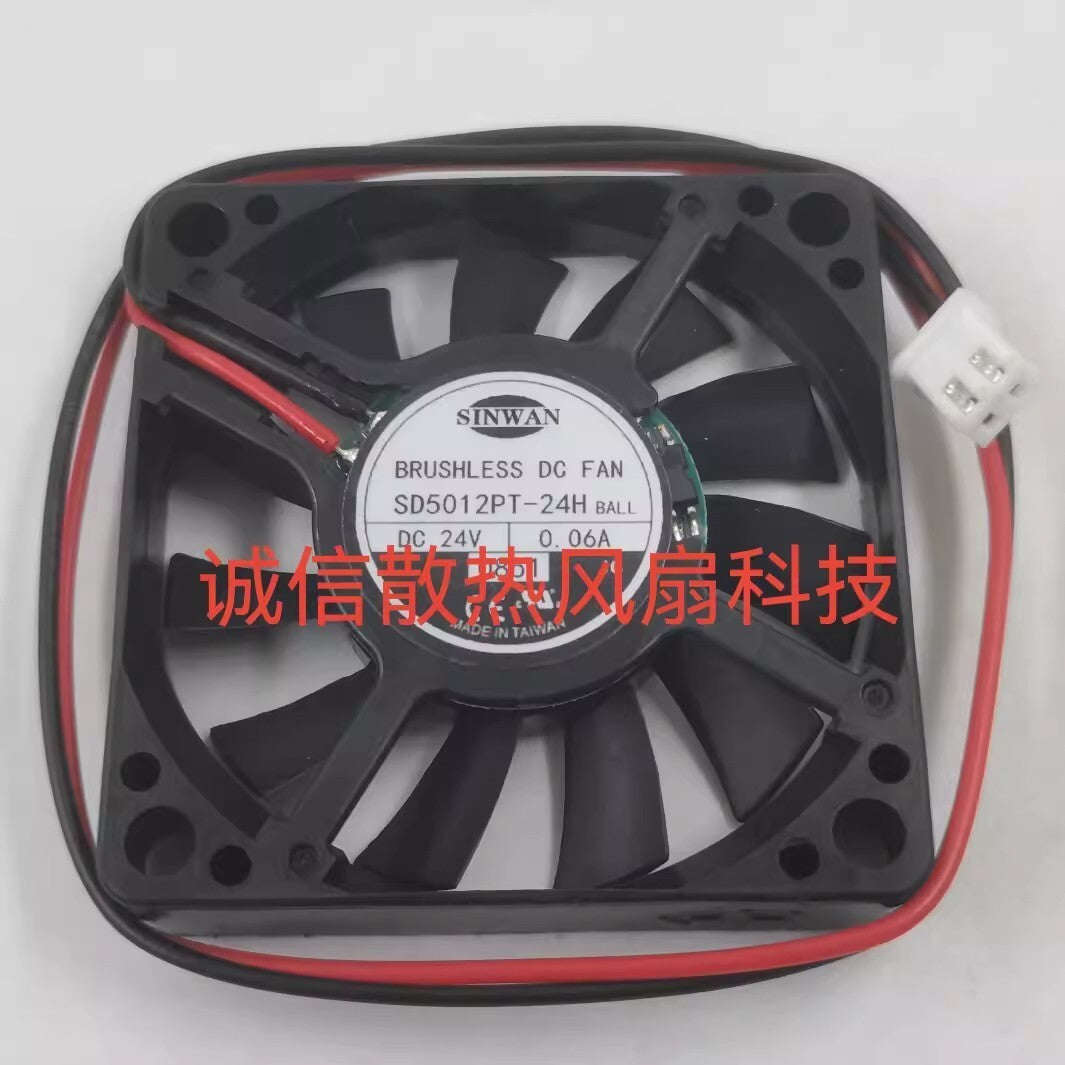 1PCS SD5012PT-24H DC24V 0.06A 2-Pin Inverter Cooling Fan