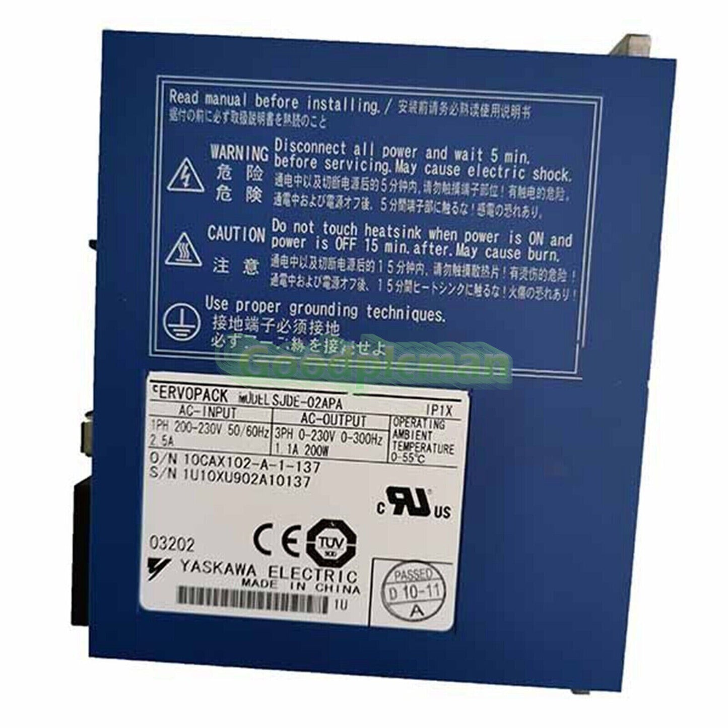 1Pcs YASKAWA SJDE-02APA Servo Driver SJDE02APA