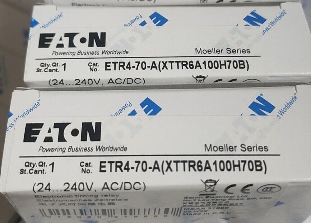 EATON MOELLER ETR4-70-A 24V AC/DC Electronic Time Relay - EATON