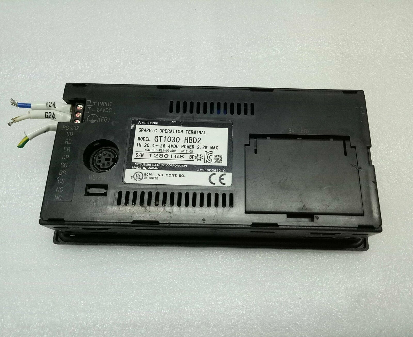 Mitsubishi GOT1000 GT1030-HBD2 Touch Panel Tested In Good Condition - MITSUBISHI
