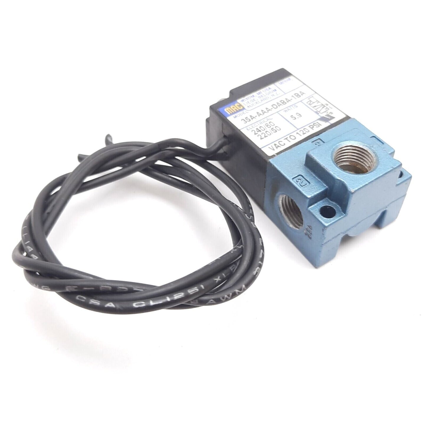 MAC 35A-AAA-DABA-1BA Solenoid Valve - MAC
