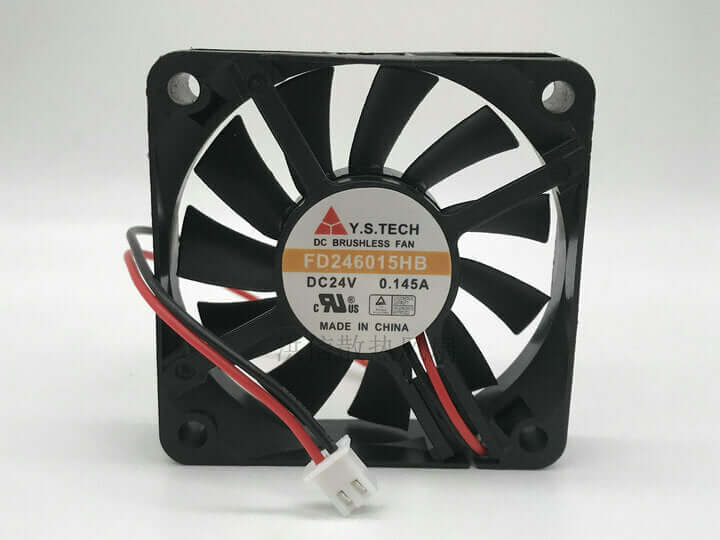 new 1pcs Y.S.TECH FD246015HB 6CM DC24V 0.145A 2-wire inverter cooling fan