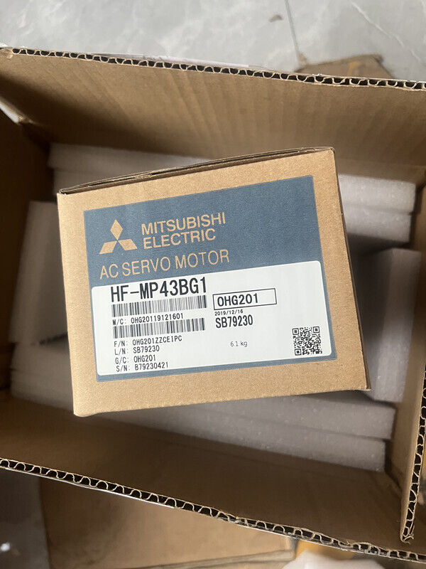 Mitsubishi HF-MP43BG1 AC Servo Motor HFMP43BG1 New In Box - MITSUBISHI