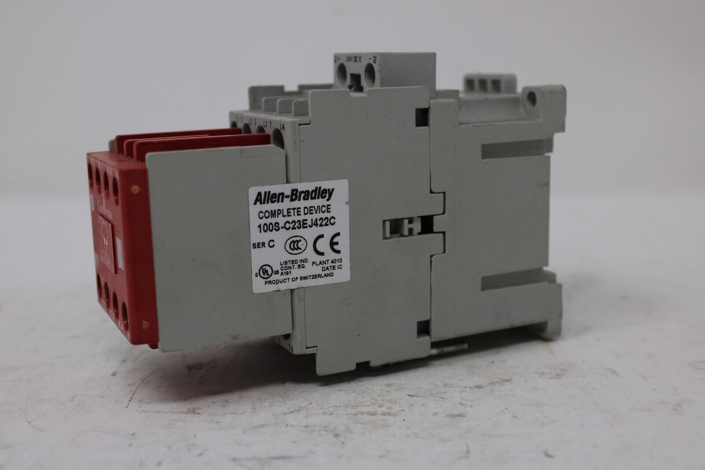 used Allen Bradley 100S-C23EJ422C Guardmaster Safety Contactor - ALLEN BRADLEY
