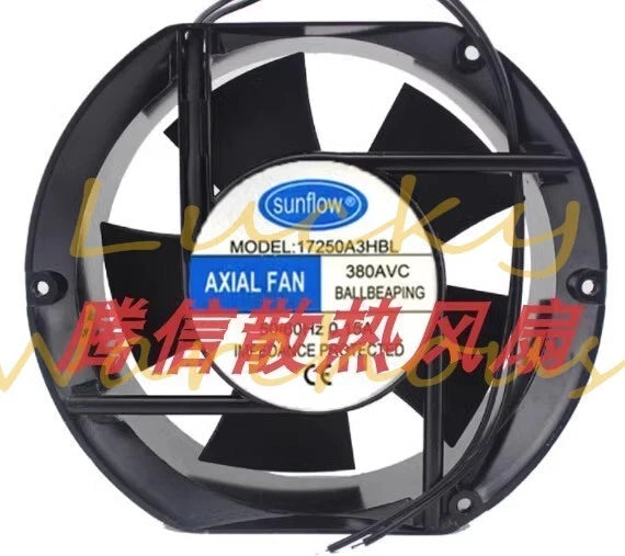 sunflow FM17250A3HBL 17251 AC380V 0.15A 17CM Metal Cooling Fan