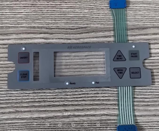 Button panel film operation cover for B/E AEROSPACE H0212