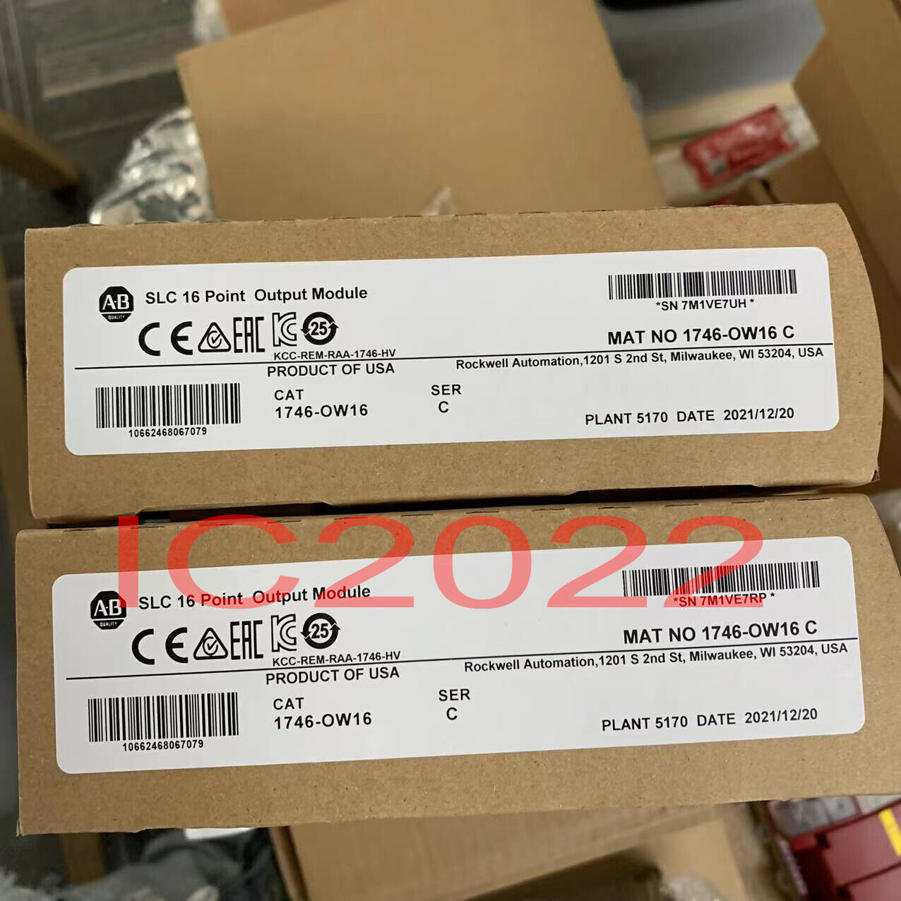 New Factory Sealed SLC 500 Ser C PLC Output Module - FACTORY SEALED
