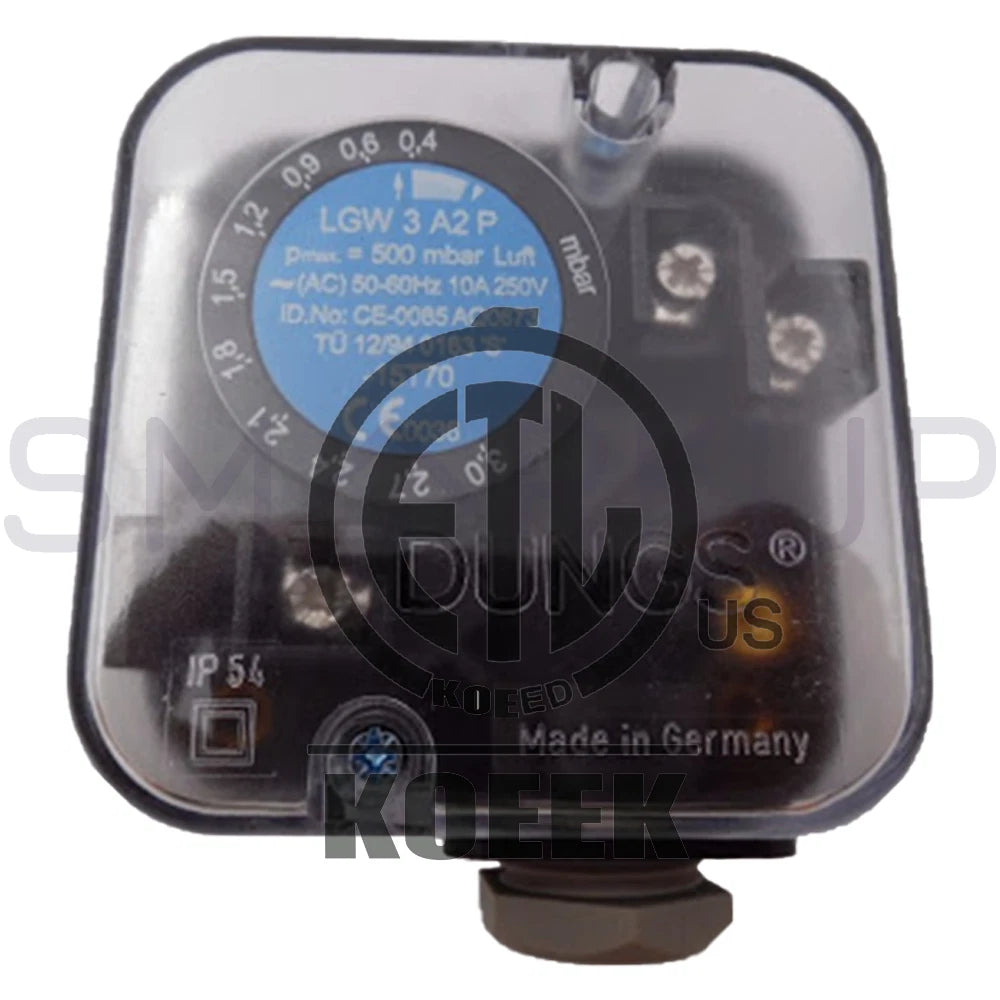 DUNGS LGW3A2P Air Pressure Switch