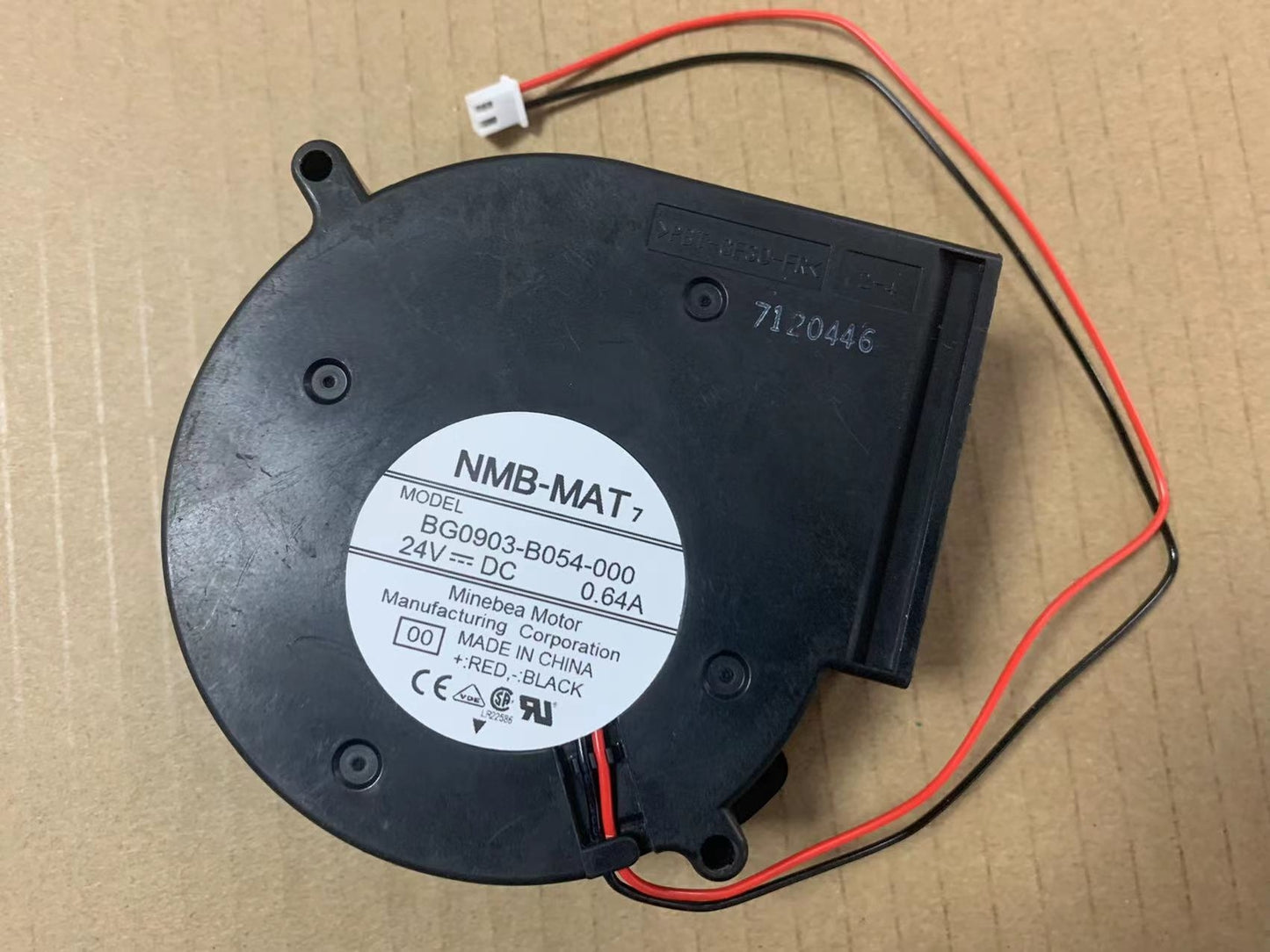 new NMB turbo blower BG0903-B054-000 24V 0.64A