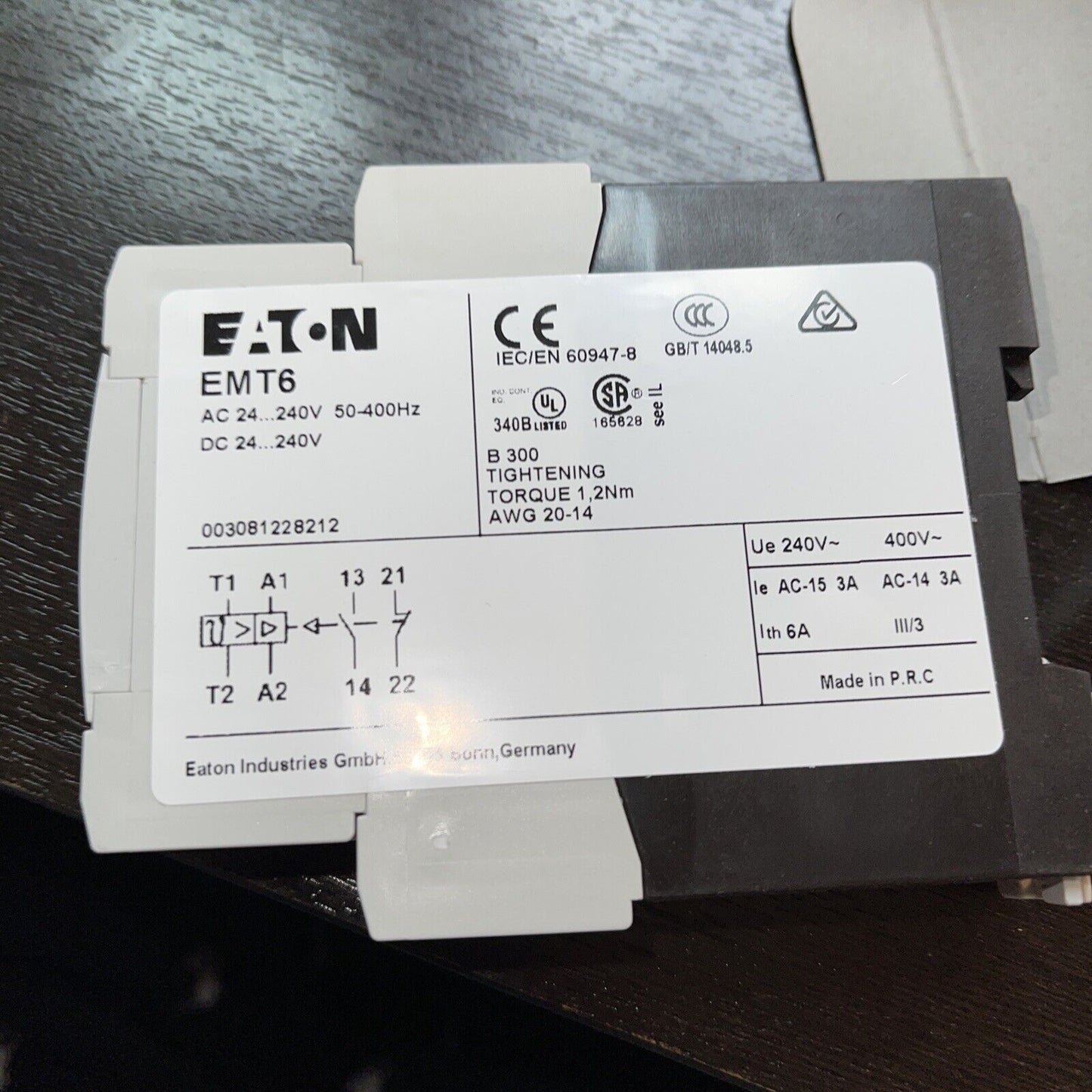 Eaton Motor Protector Relay 24-240ACDC - EATON
