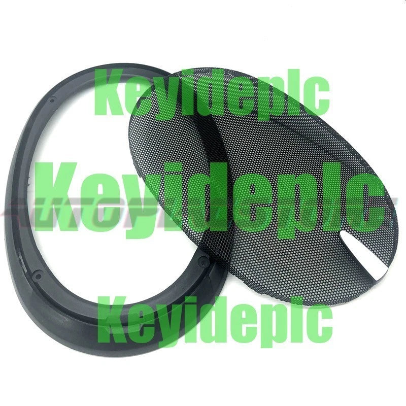 2pcs Speaker Grill Cover Car Audio Decorative Circle Metal Mesh Grille #ke