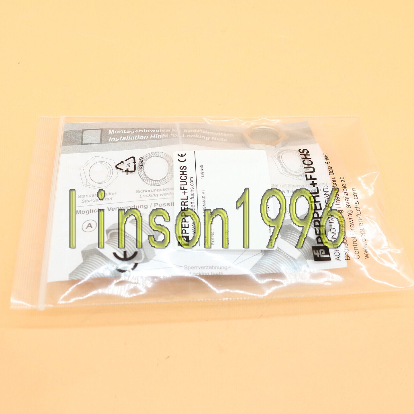 ONE For Pepperl+Fuchs NJ1.5-18GM-N-D-V1 Induktiver Sensor - PEPPERL+FUCHS