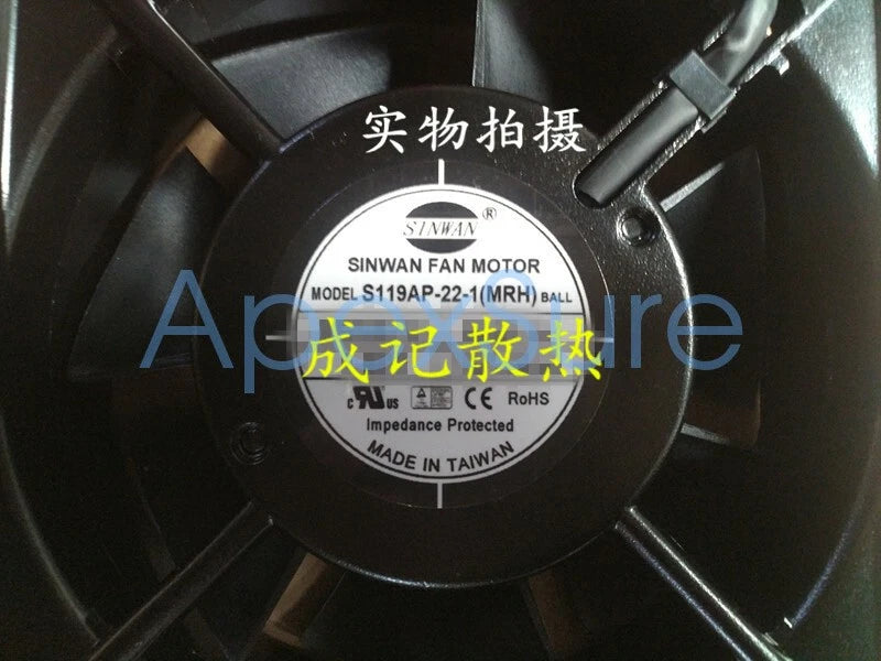 1pcs Sinwan S119AP-22-1MRH Inverter Cabinet Chassis Fan